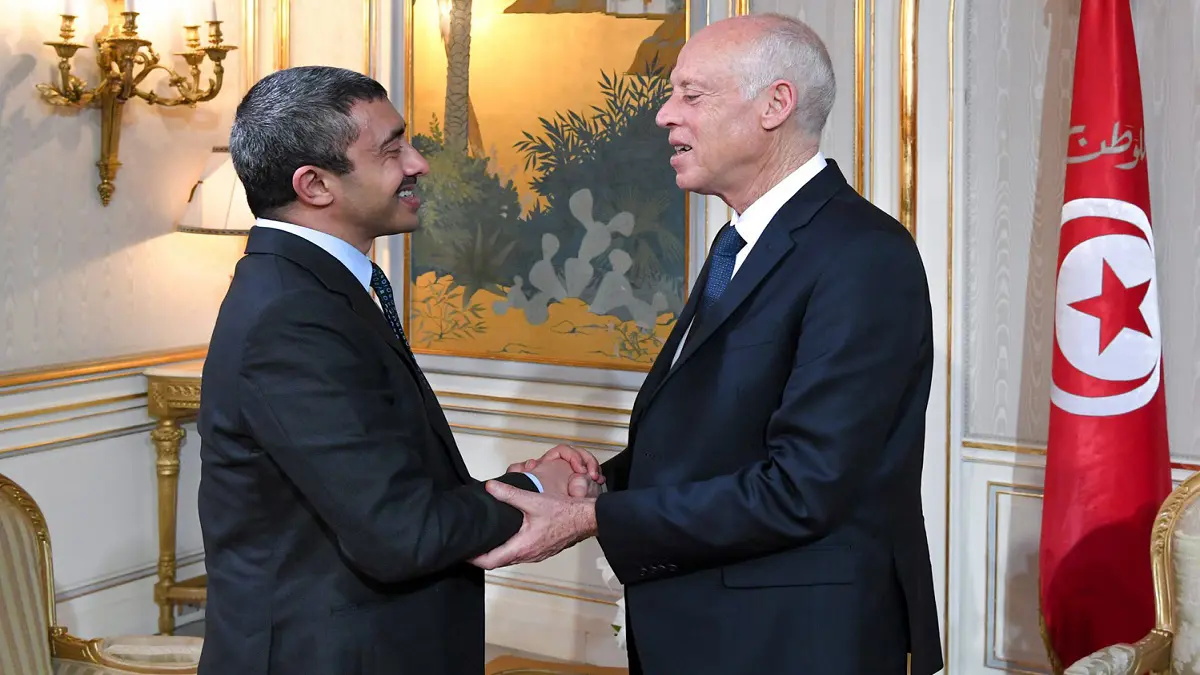 ماذا وراء اتصال قيس سعيد بمحمد بن زايد؟