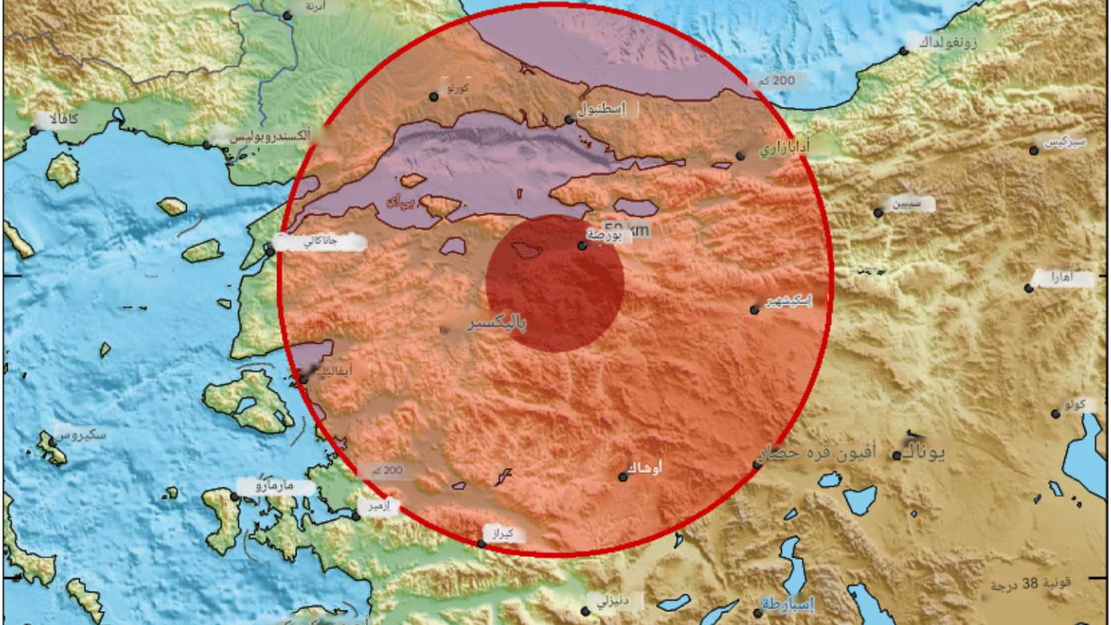 زلزال بقوة 4.7 درجة يضرب تركيا