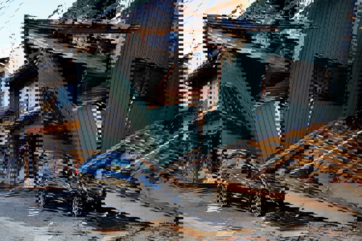 زلزال بقوة 5.9 درجات يضرب "إيشيكاوا" اليابانية (فيديو)