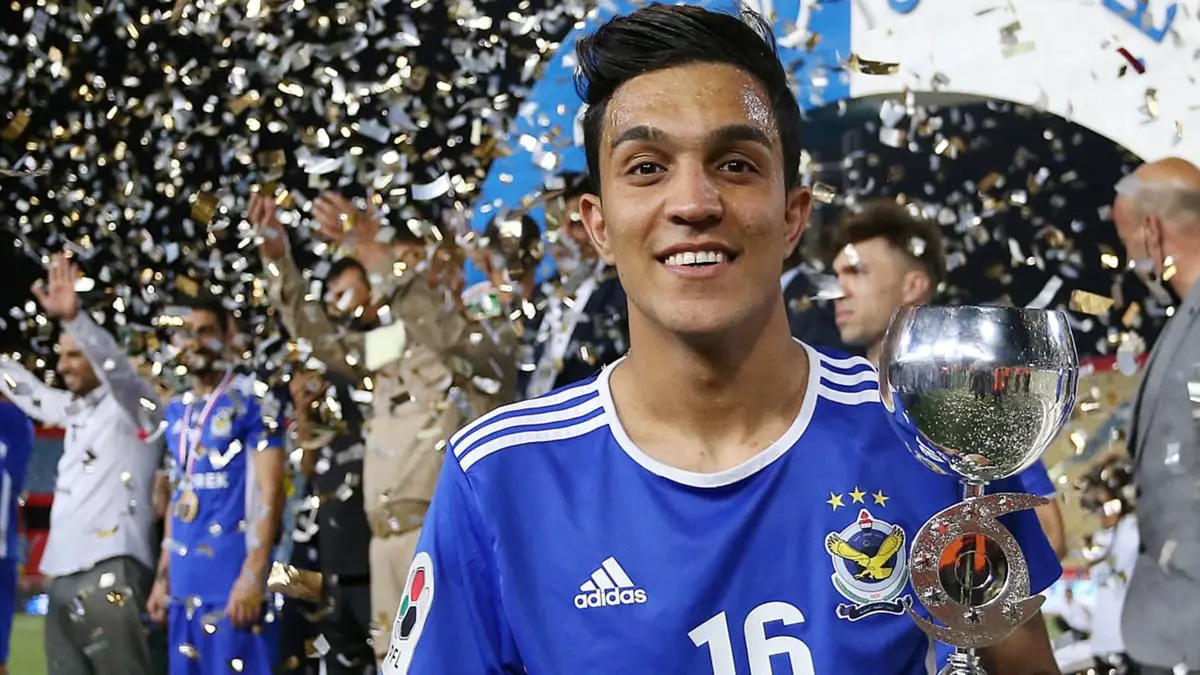 نجاة كرار نبيل لاعب القوة الجوية العراقي من موت محقق بعد حادث سير مروع (فيديو)