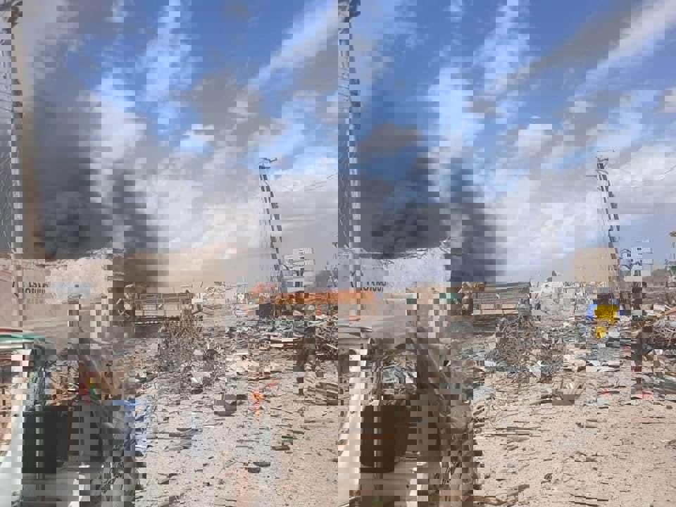  عشرات القتلى والجرحى في انفجار شاحنة وسط الصومال