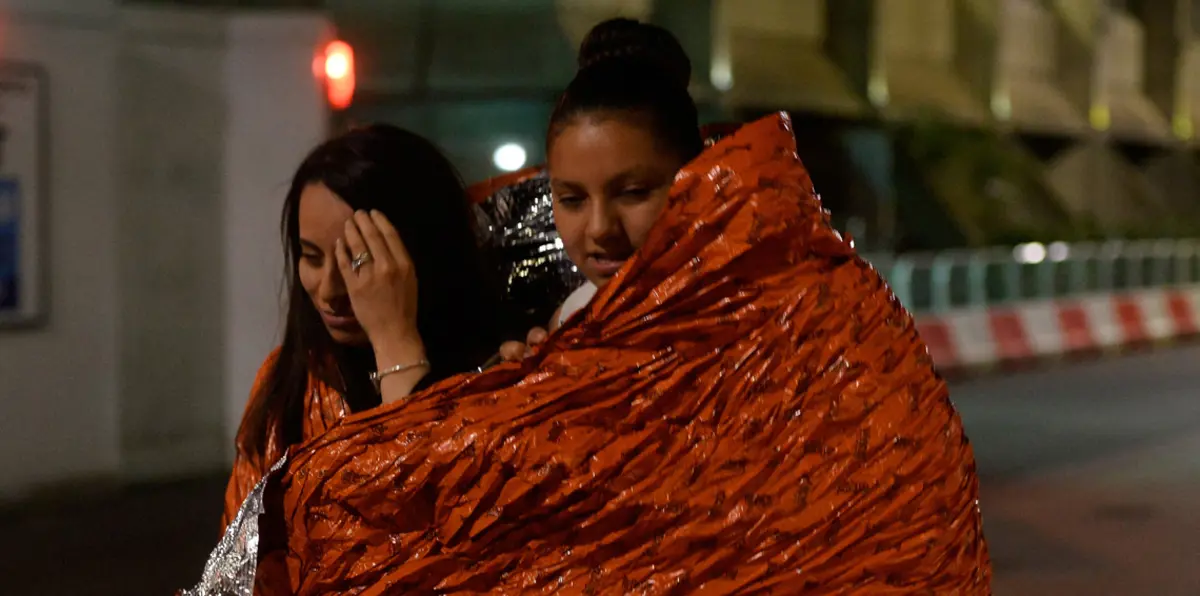 صورة تظهر جثة عليها قنابل لأحد المشتبه بهم في هجوم لندن