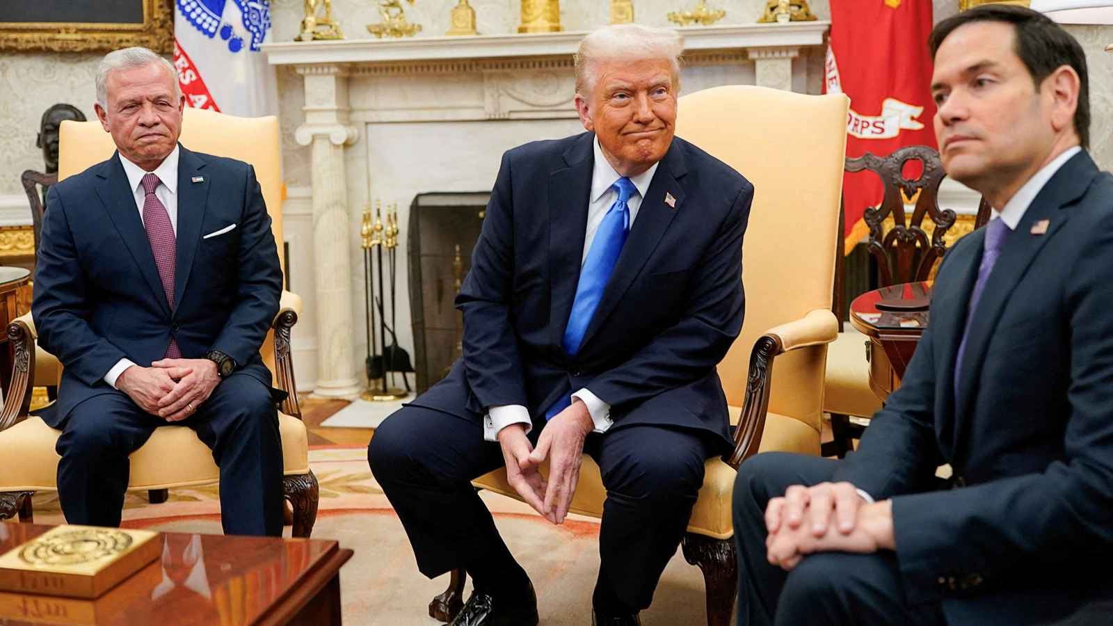 الديوان الملكي الأردني يصدر بيانا حول لقاء عبدالله الثاني وترامب