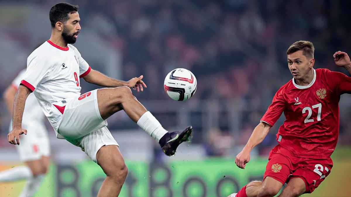 ملخص ونتيجة مباراة الأردن ضد روسيا