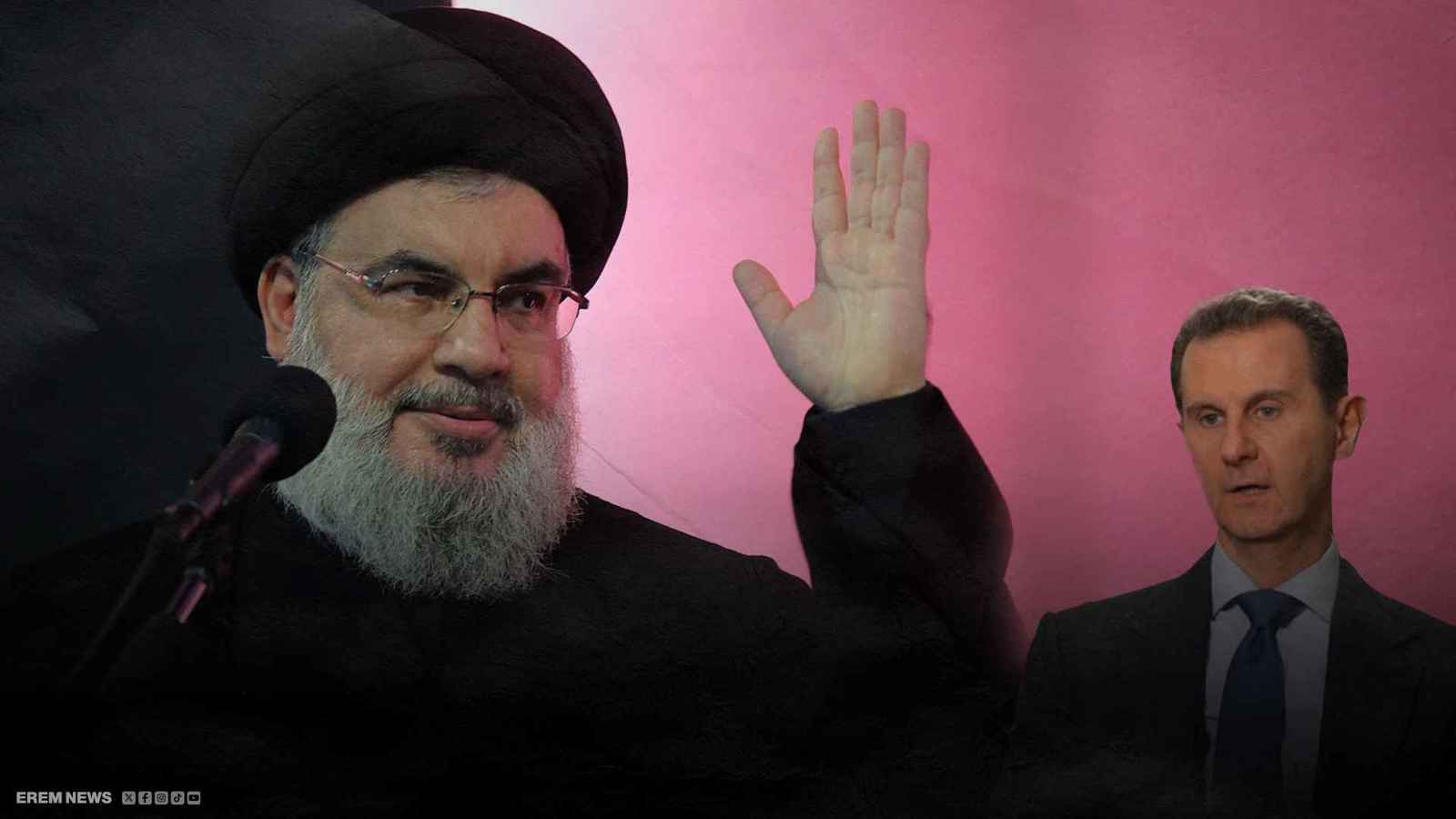 حسن نصر الله وبشار الأسد