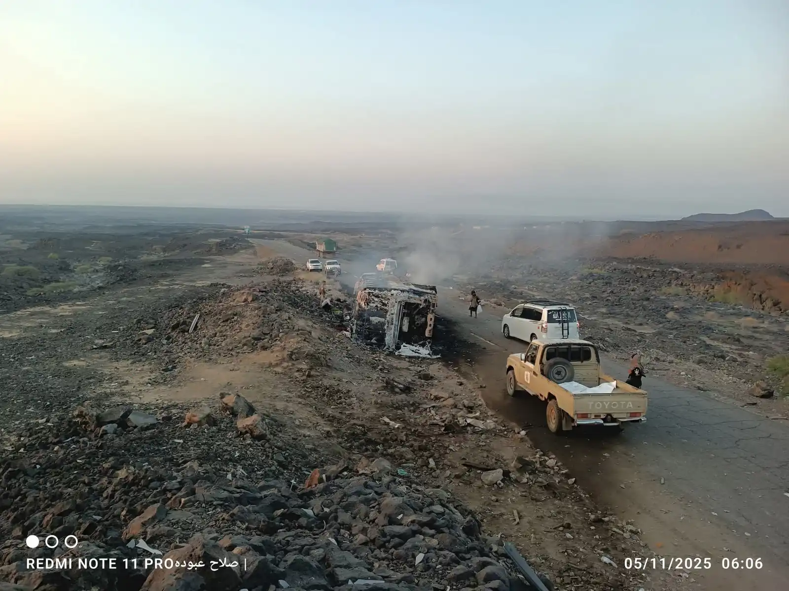 انتشال ضحايا الحادث