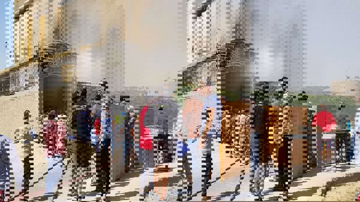 النيابة المصرية تبدأ التحقيق بحريق كنيسة الأنبا بيشوي في المنيا