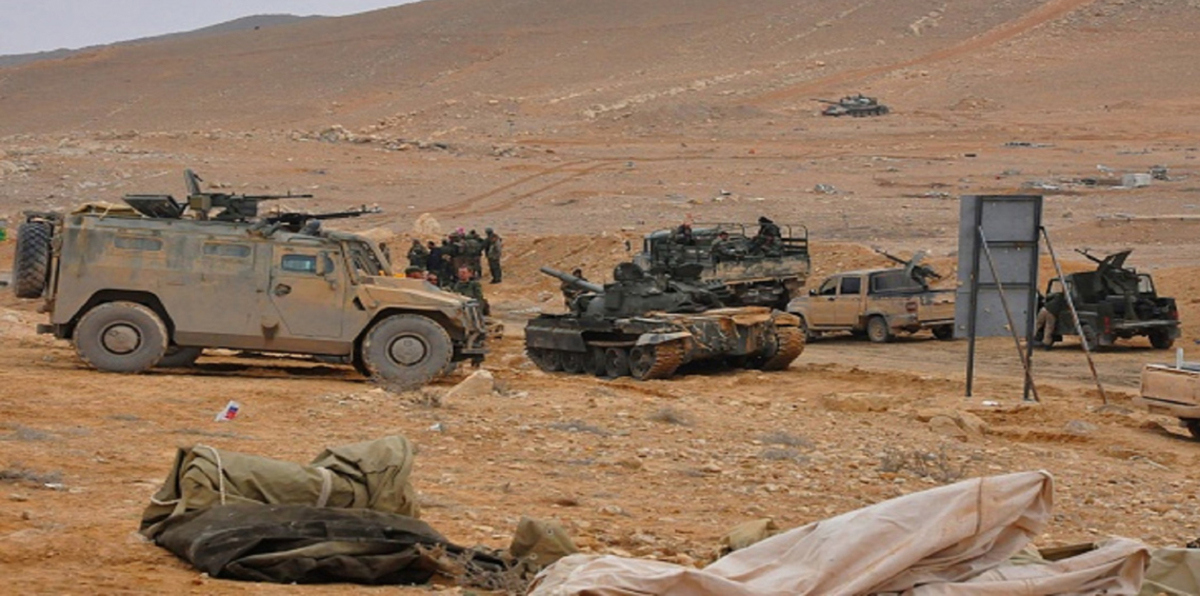 اندلاع مواجهات عنيفة بين قوات النظام السوري وداعش في بادية السويداء