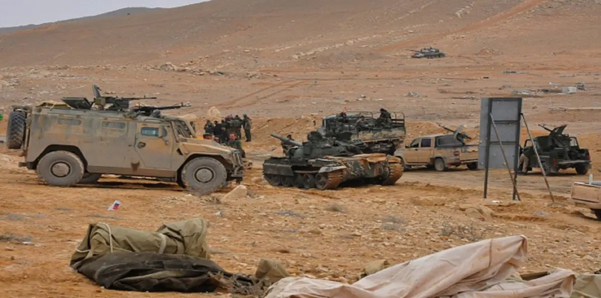 اندلاع مواجهات عنيفة بين قوات النظام السوري وداعش في بادية السويداء