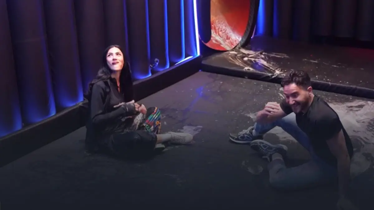 انهيار أحمد مالك وهدى المفتي في "رامز جاب من الآخر"‎