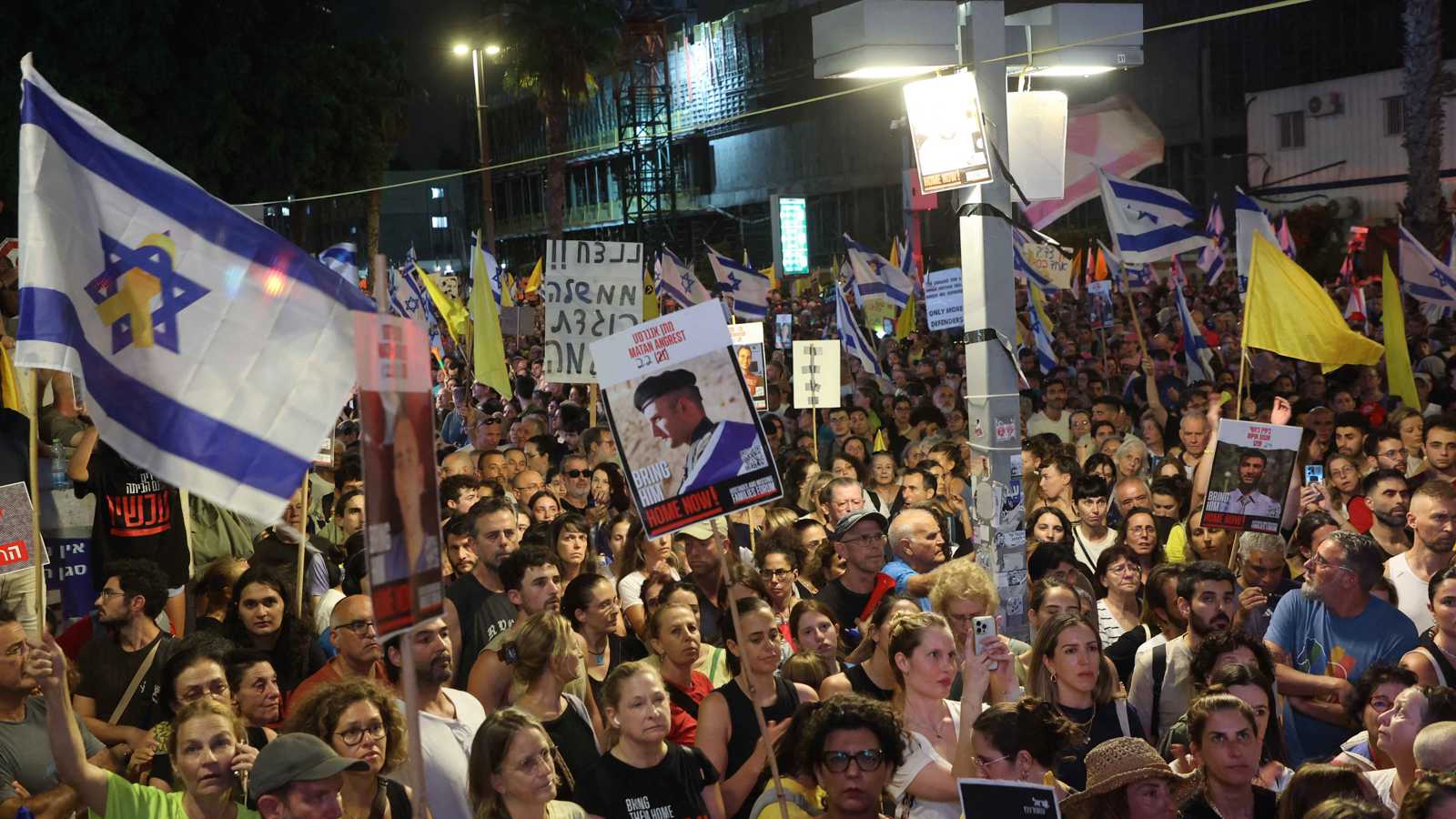 مظاهرات في إسرائيل للمطالبة باتفاق وهدنة في غزة