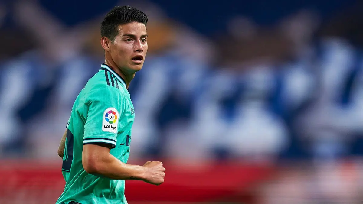 تقرير: إيفرتون يحسم صفقة جيمس رودريغيز من ريال مدريد