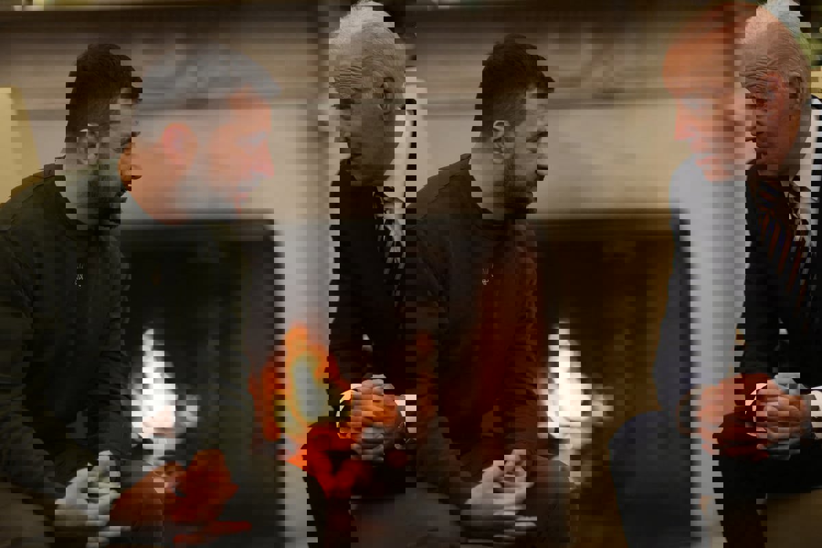 بايدن يستقبل زيلينسكي في البيت الأبيض