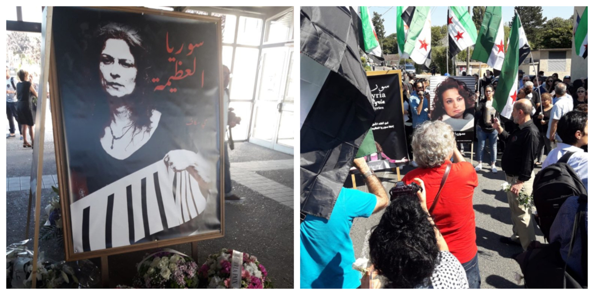 مي سكاف.. إلى مثواها الأخير (فيديو وصور)