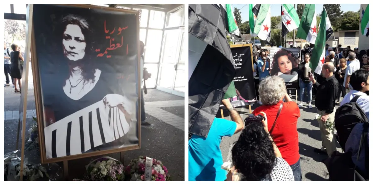 مي سكاف.. إلى مثواها الأخير (فيديو وصور)