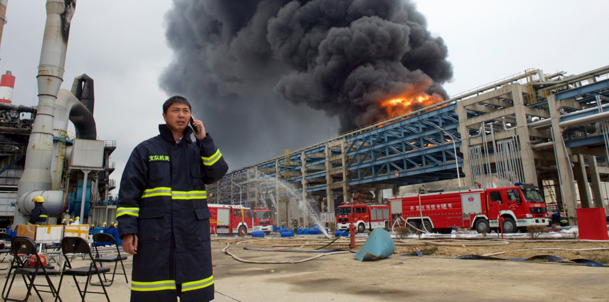الصين.. مقتل 19 وإصابة 12 في انفجار بمصنع كيماويات