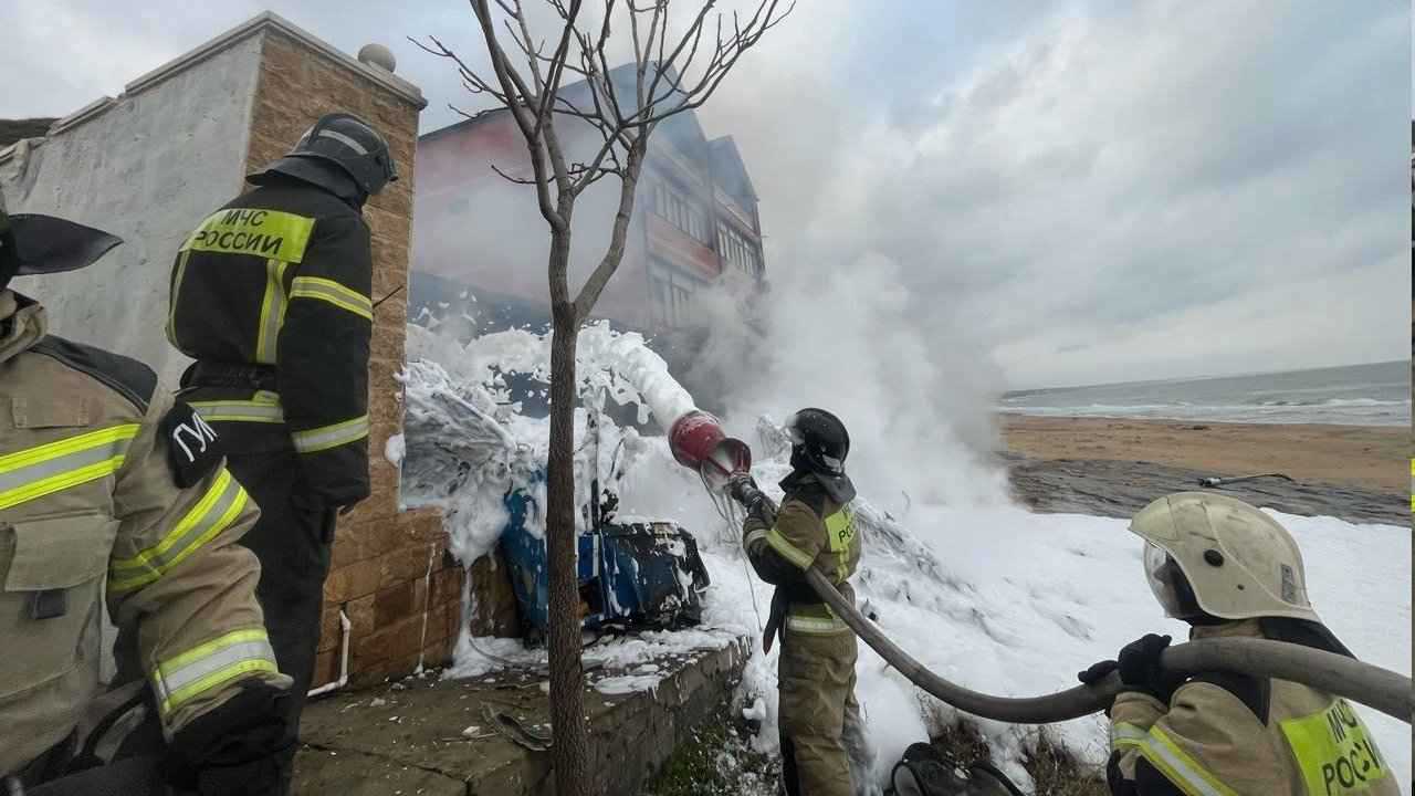 تحطم مروحية في داغستان الروسية يخلف 7 ضحايا (فيديو)