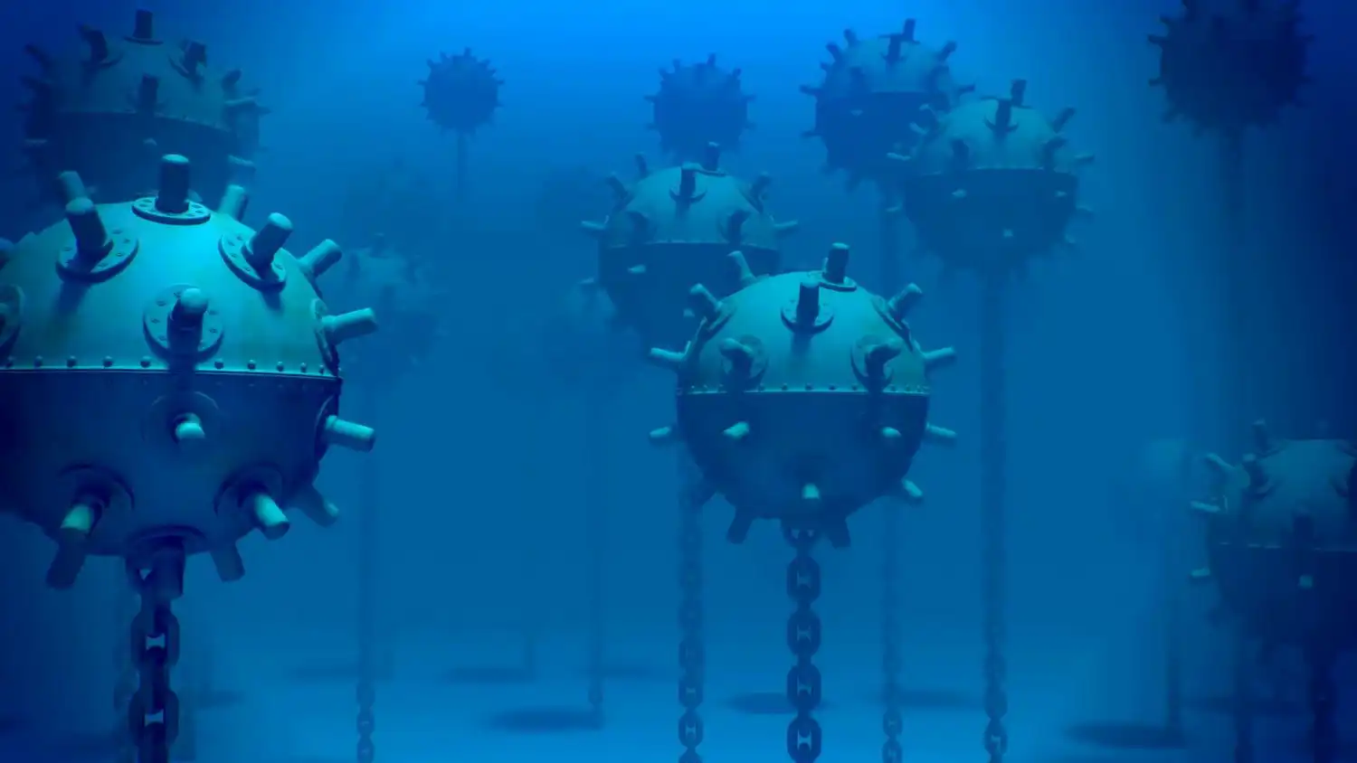 ألغام بحرية