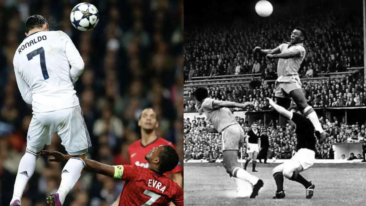 نوادر الأسطورة.. ماذا تعرف عن قفزة بيليه التي تفوّق بها على رونالدو؟ (صور)