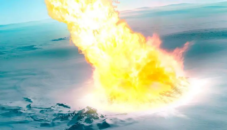 اكتشاف فوهة بركان ضخمة تتزامن مع انقراض الديناصورات