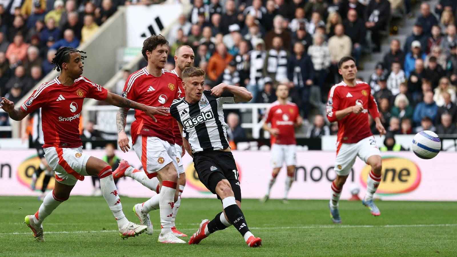 نيوكاسل يقهر مانشستر يونايتد في الدوري الإنجليزي (فيديو)