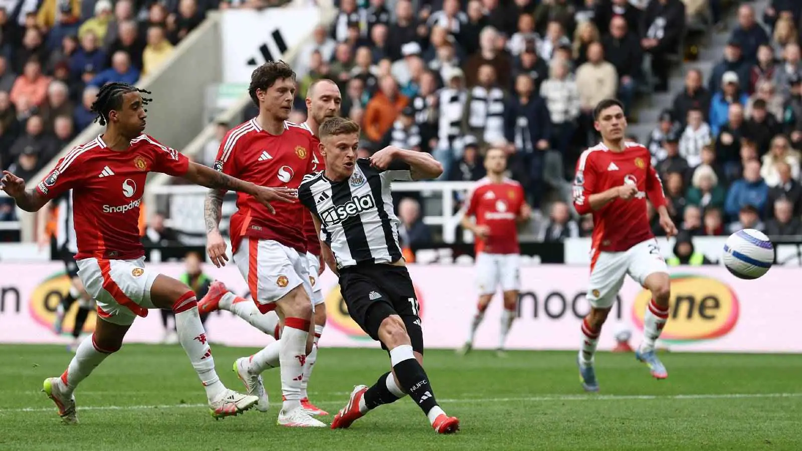 نيوكاسل يقهر مانشستر يونايتد في الدوري الإنجليزي (فيديو)