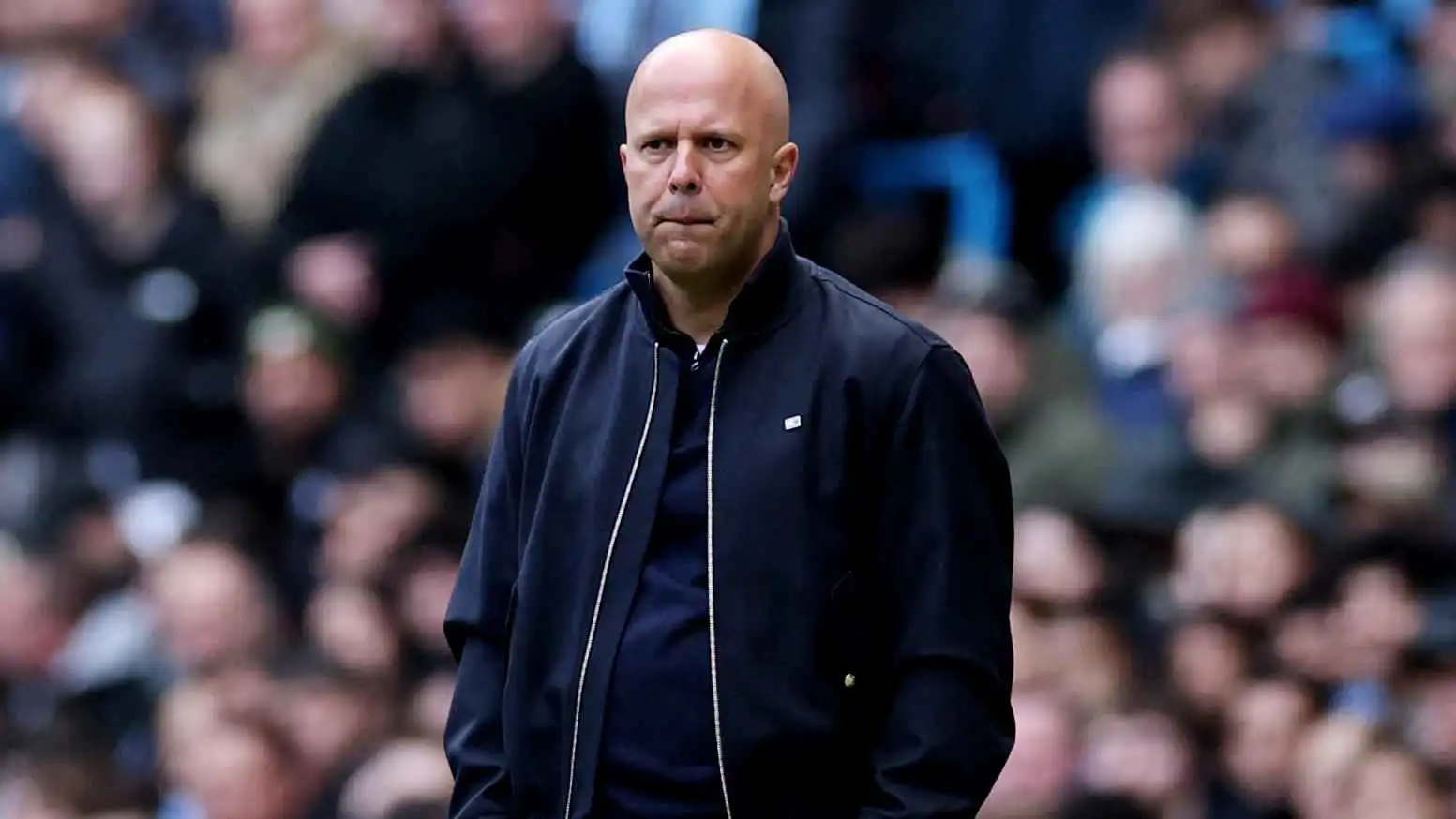 بعد رباعية مانشستر سيتي.. سلوت يهاجم لاعبي ليفربول