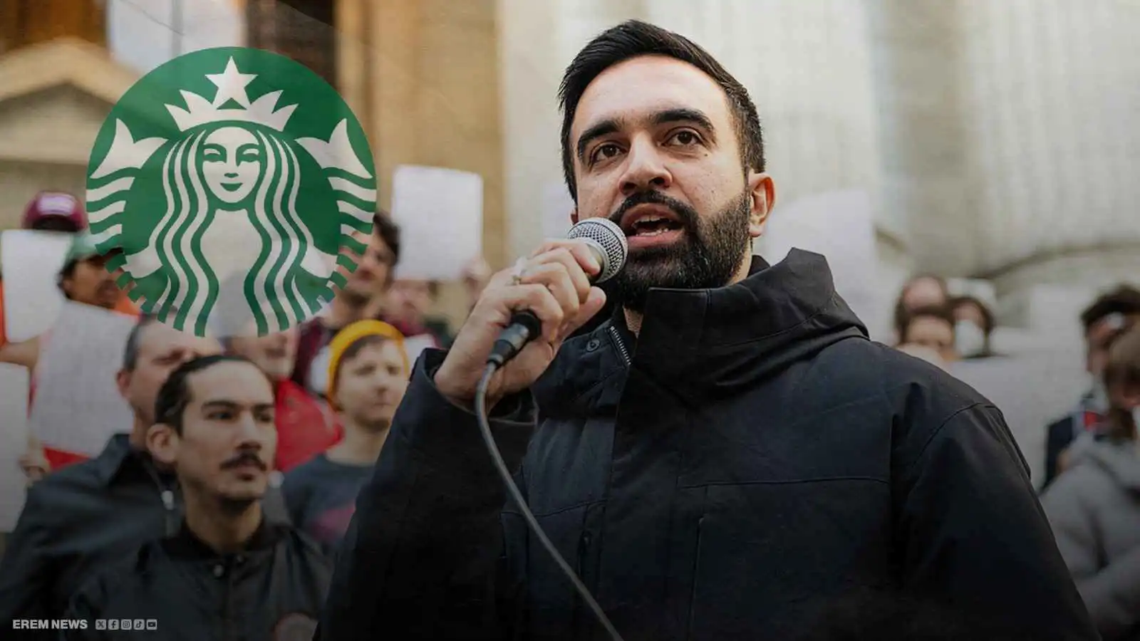 تضامناً مع إضراب العمال.. زهران ممداني يدعو لمقاطعة ستاربكس