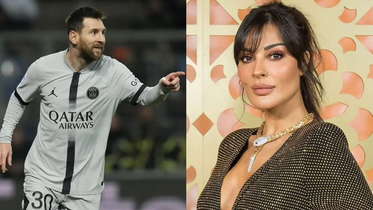نادين نسيب نجيم تكشف عن تلقيها قميصين موقعين من ميسي (فيديو)
