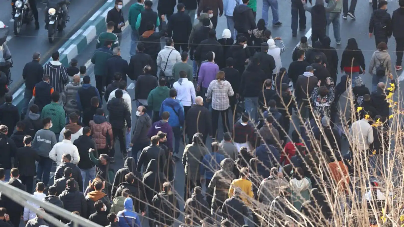 من التظاهرات في إيران