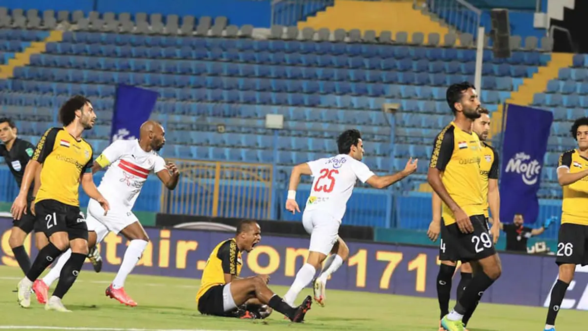 الزمالك يتوج بالدوري المصري للمرة الـ13 في تاريخه بالفوز على الإنتاج الحربي