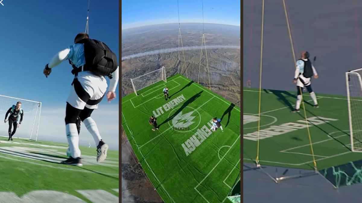 أخطر مباراة في التاريخ.. احتفال كريستيانو رونالدو في السماء (فيديو)