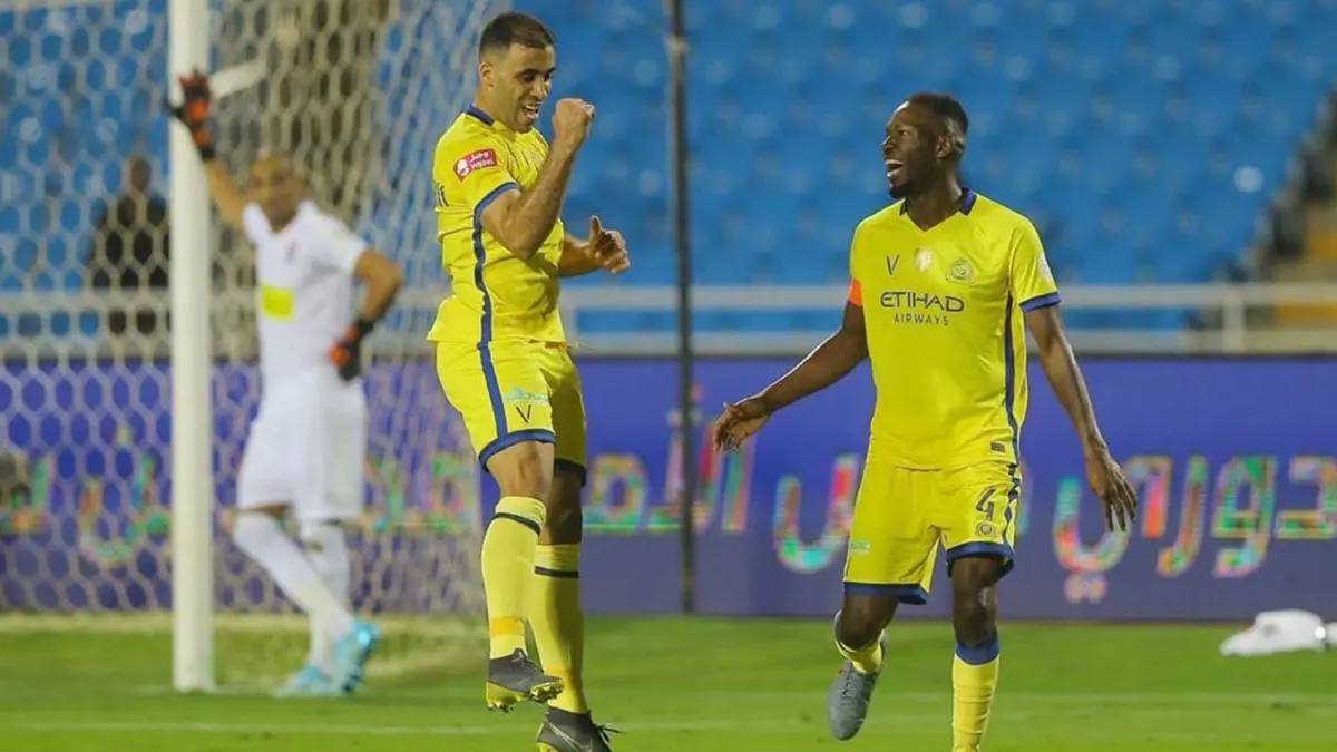 عبدالرازق حمدالله نجم نادي النصر السعودي يتغنى بسجله التهديفي ويعد جمهوره بالمزيد (صور)