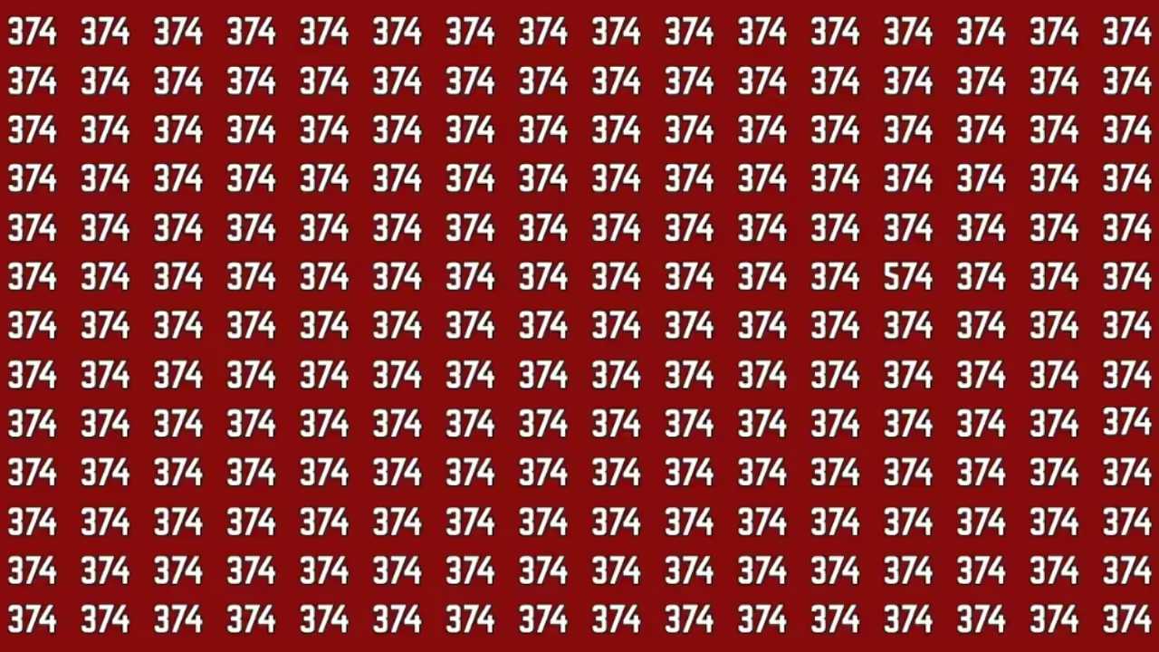 اختبار بصري.. هل يمكنك اكتشاف الرقم المختلف خلال 7 ثوانٍ؟ (صورة)