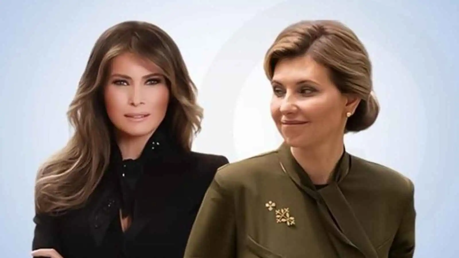 ميلانيا ترامب وزوجة زيلينسكي