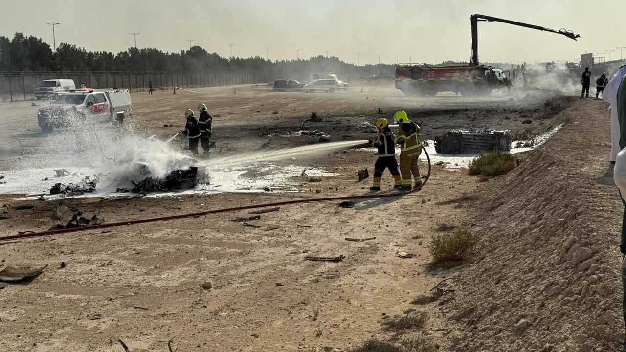 مقتل طيار بتحطم مقاتلة هندية خلال مشاركتها في معرض دبي للطيران