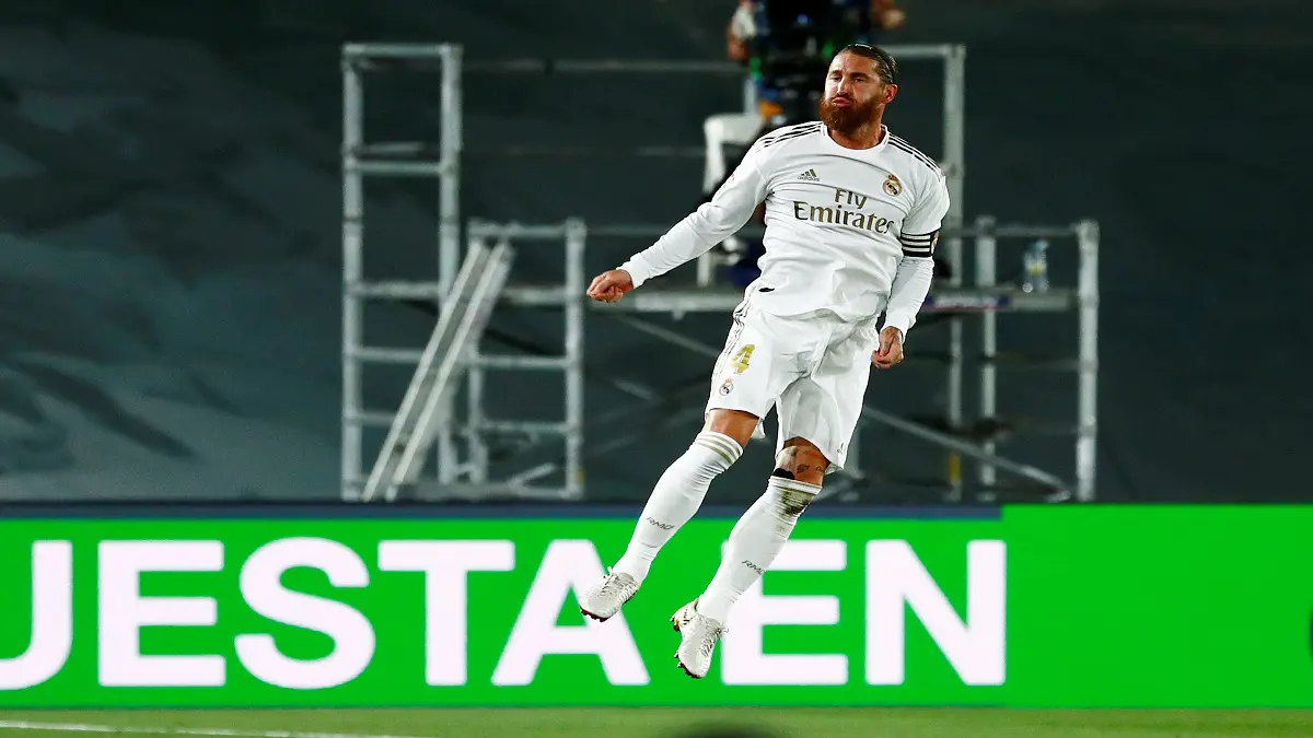 ريال مدريد ضد مايوركا: راموس يحتفل على طريقة كريستيانو رونالدو (فيديو)‎