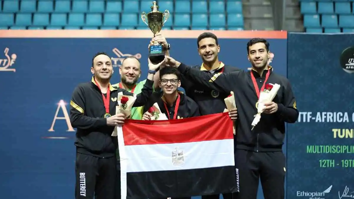 البعثة دون طبيب.. إحالة ثنائي منتخب مصر لتنس الطاولة للتحقيق (فيديو)