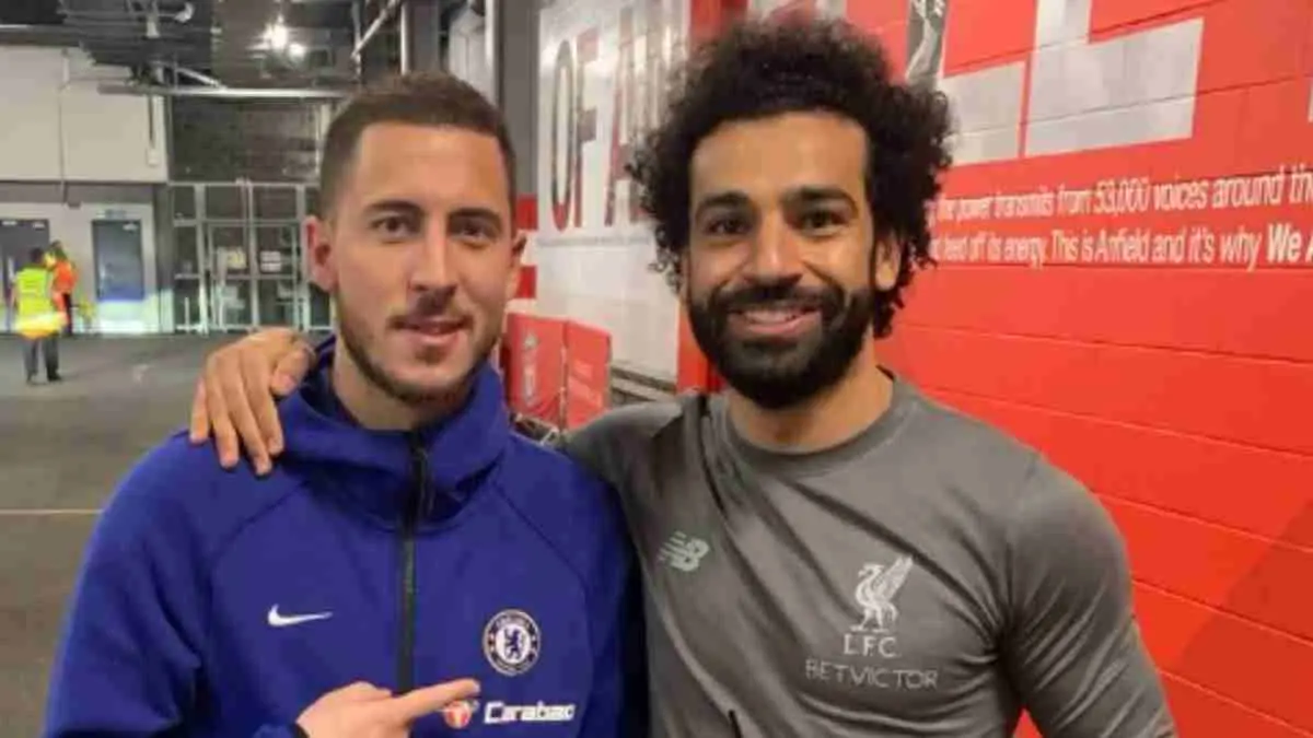 هازارد: صلاح أفضل مني (فيديو)