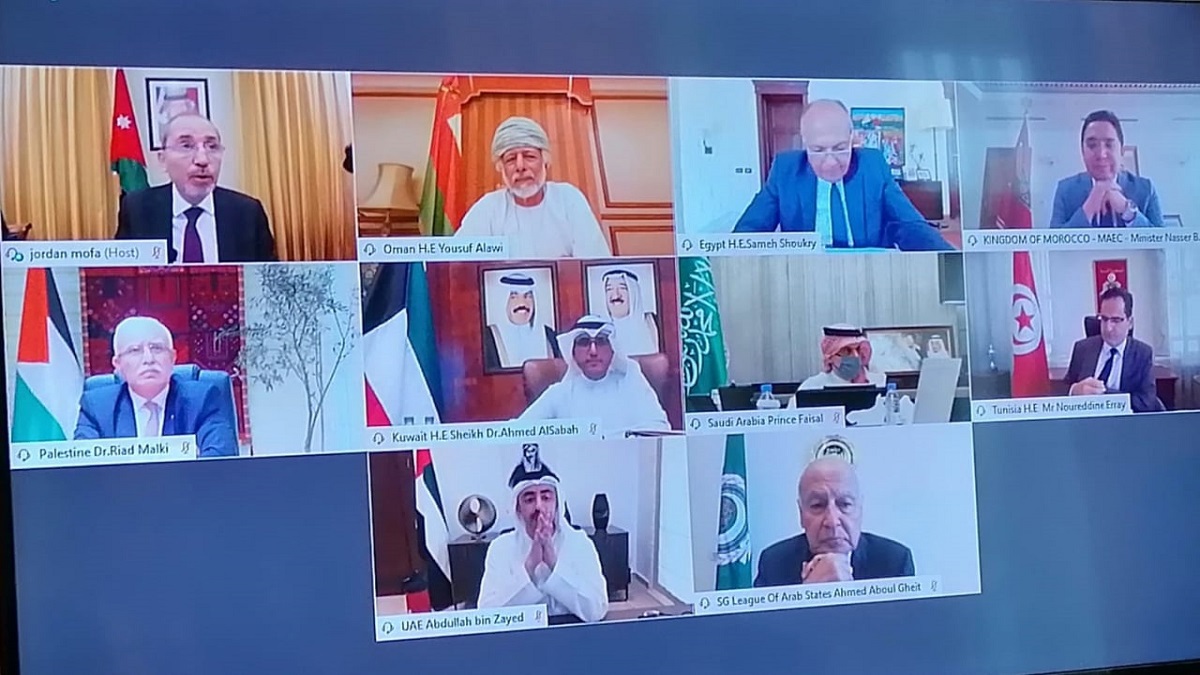 وزراء خارجية عرب يعلنون رفضهم ضم إسرائيل أي جزء من الأراضي الفلسطينية المحتلة