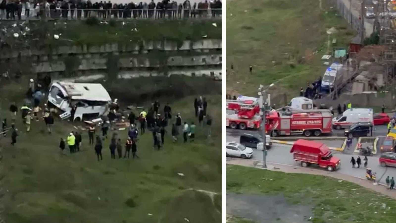 تركيا.. سقوط حافلة يودي بحياة 5 أشخاص في مشهد مروع (فيديو)