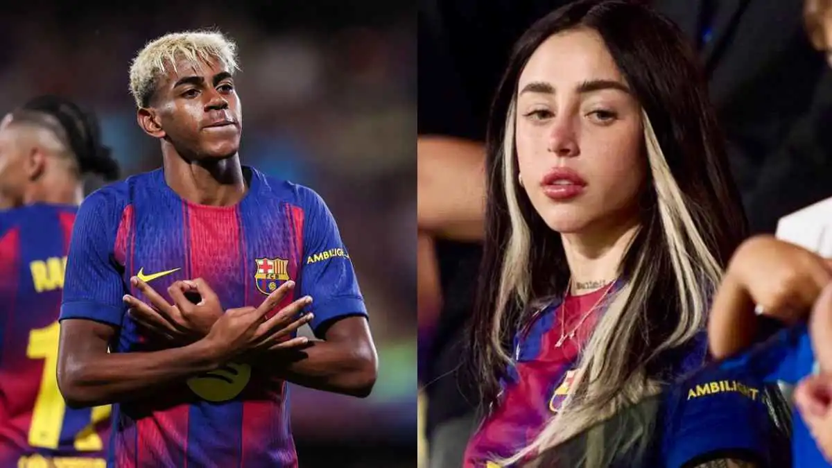 يحبها بجنون.. هاتف لامين يامال يكشف عشقه لنيكي نيكول (صور)