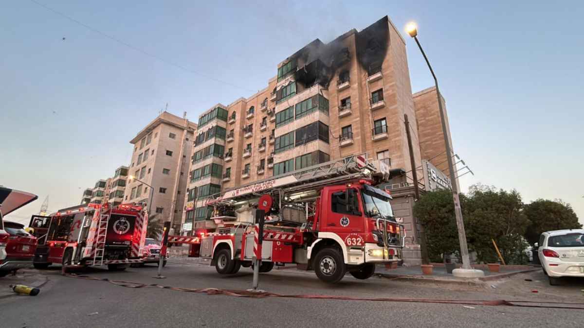 مصرع 3 أشخاص جراء حريق بمبنى سكني في الكويت