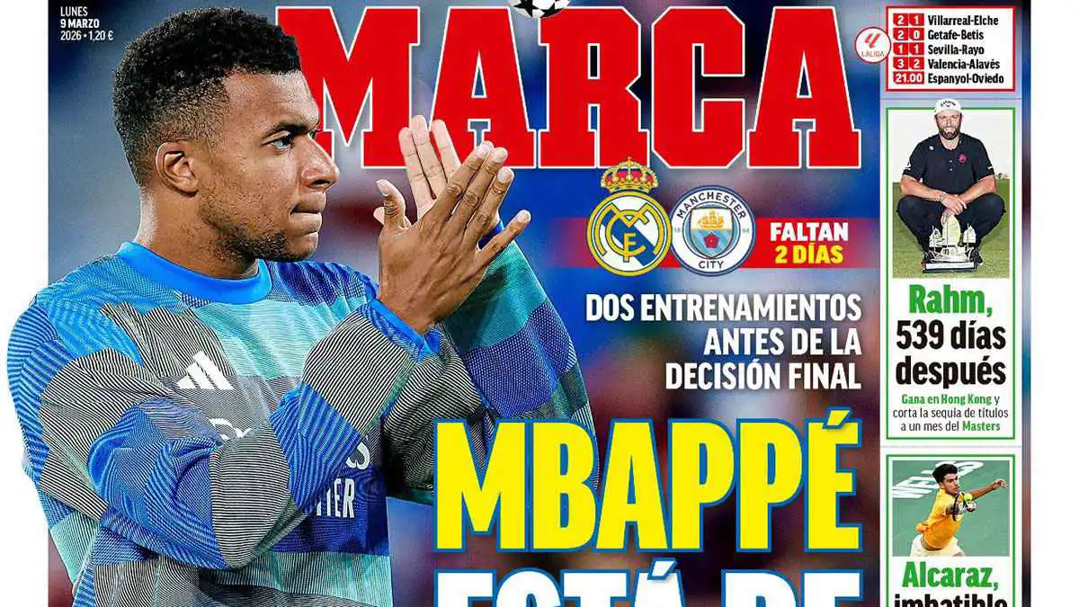 عناوين الصحف الرياضية: عودة مبابي.. وثلاثي برشلونة ضد نيوكاسل (صور)