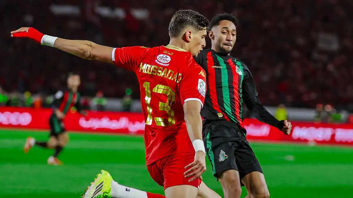 ترتيب الدوري المغربي بعد خسارة الوداد ضد الجيش الملكي وفوز نهضة بركان