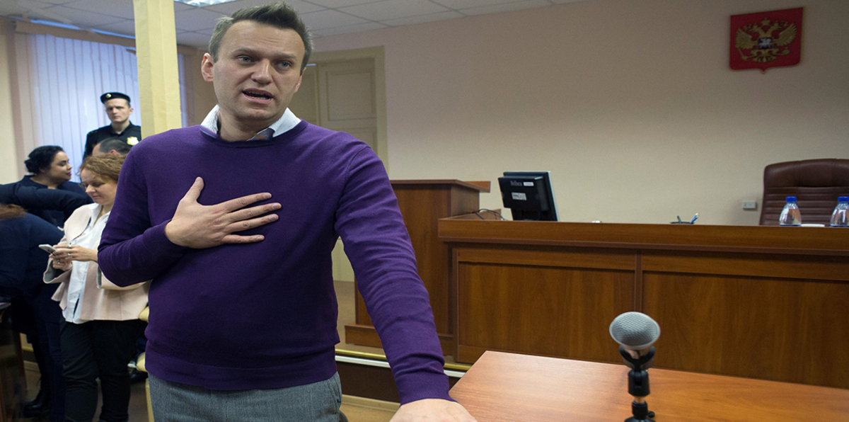 محكمة روسية تقضي بسجن زعيم المعارضة أليكسي نافالني