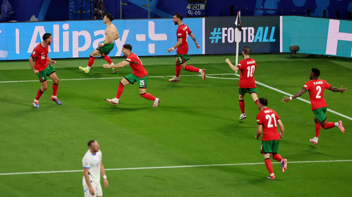 البرتغال تُحبط انتفاضة التشيك وتخطف فوزًا قاتلا في يورو 2024 