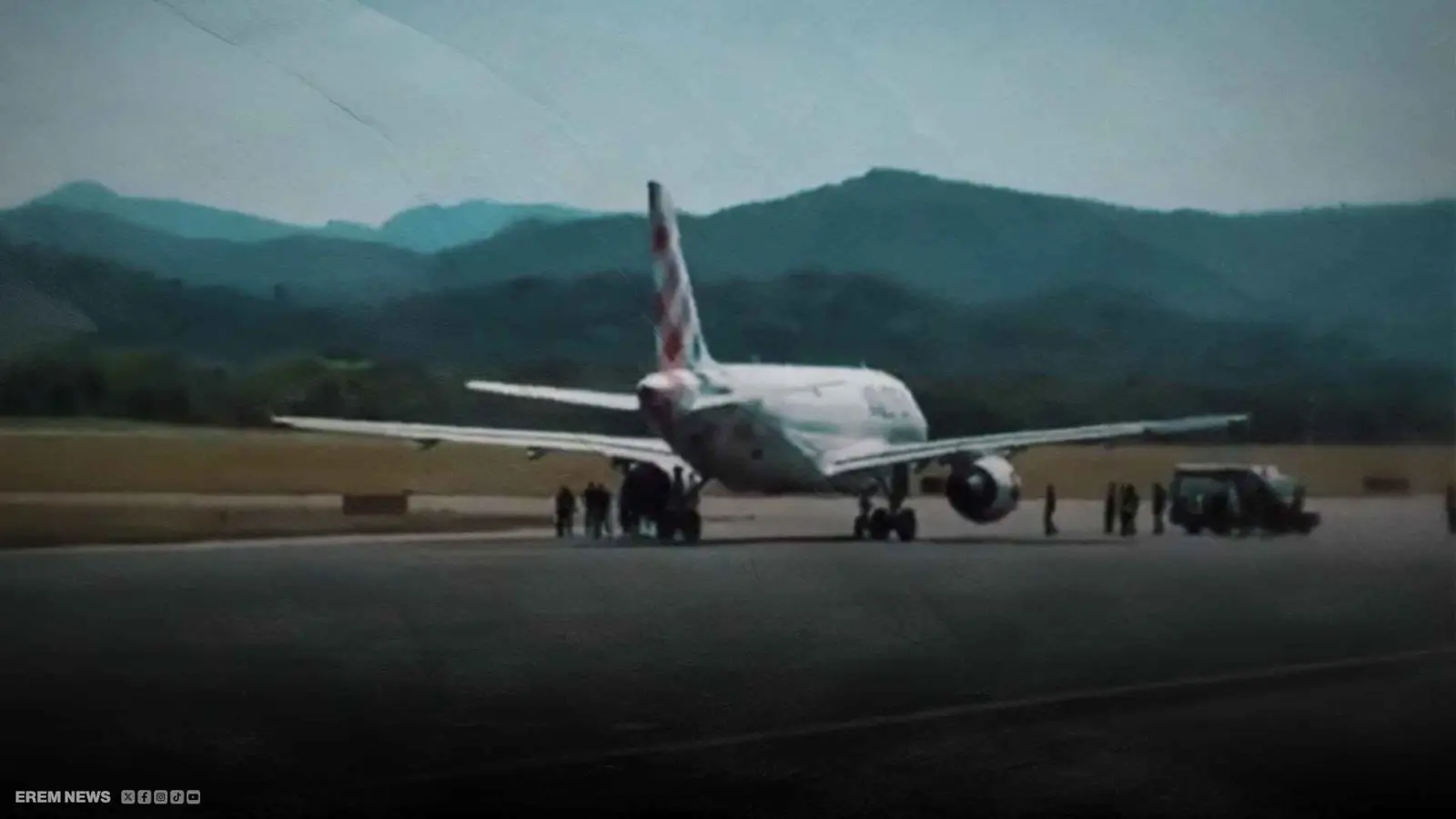 محرك طائرة يمزّق جسد رجل قبل الإقلاع (فيديو إرم)