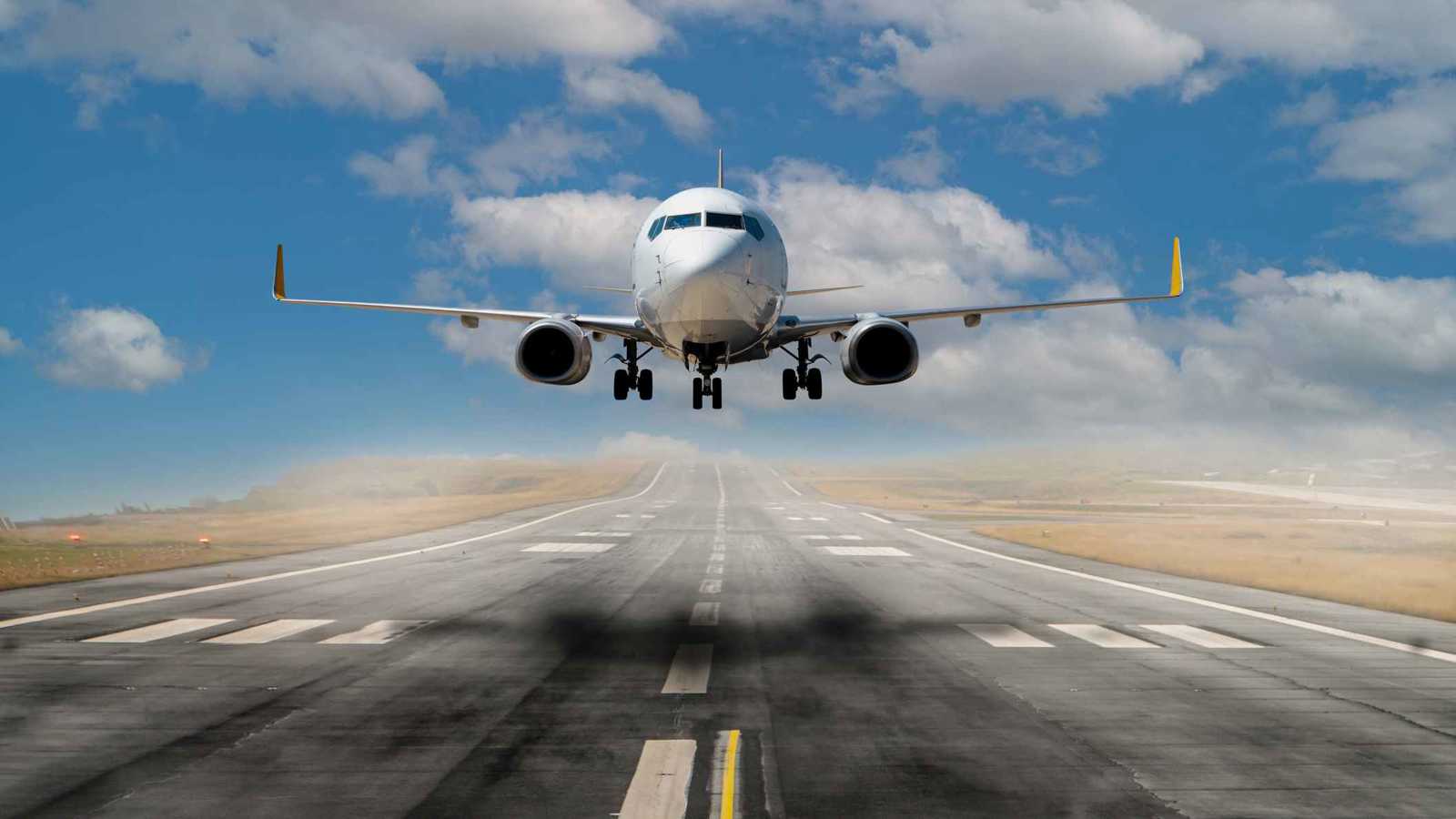 مسافر يواجه السجن بعد محاولته فتح باب طائرة في الجو (فيديو)