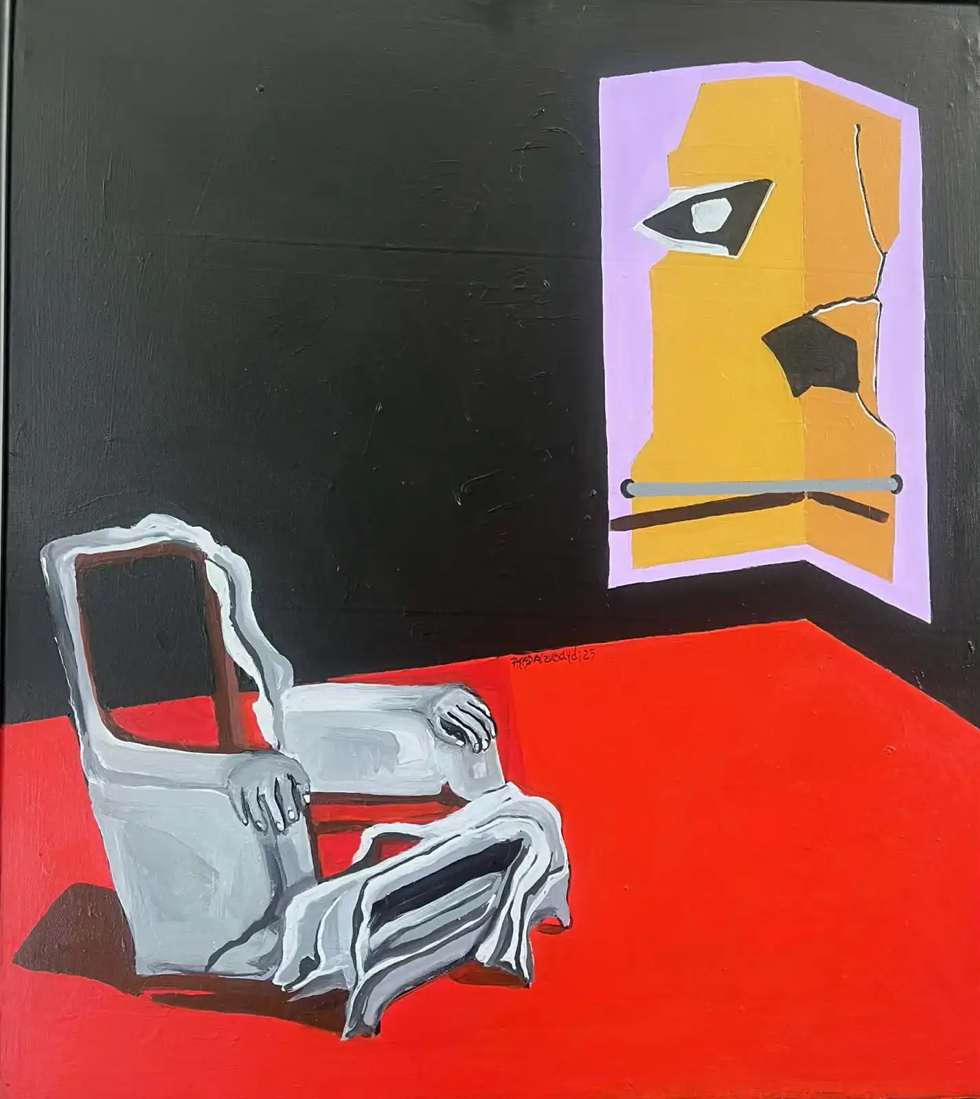 لوحة من معرض "غواية"